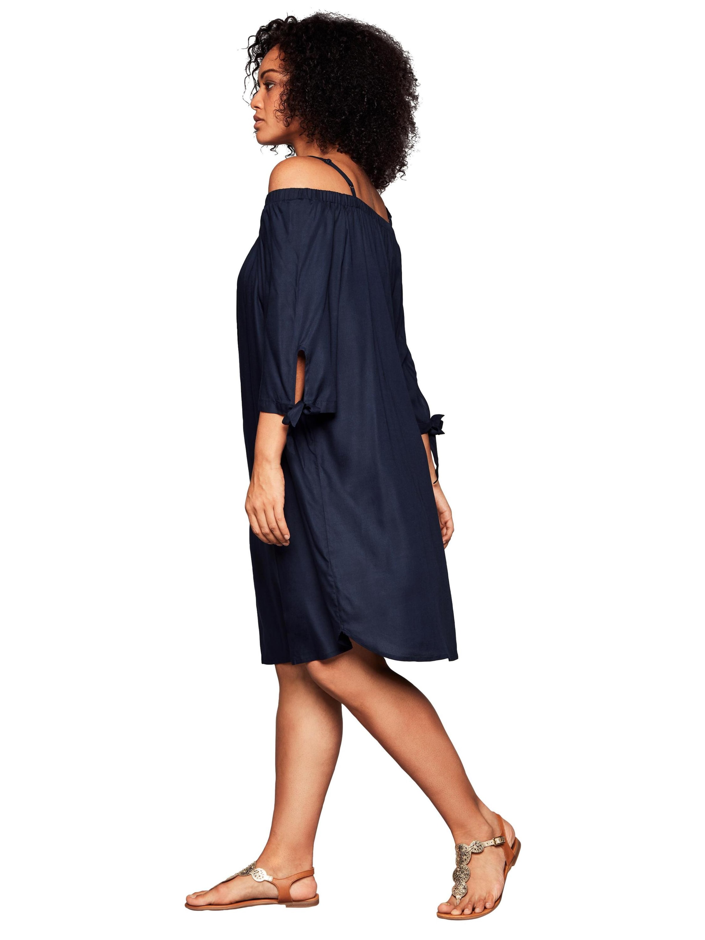 SHEEGO - Vestido de playa en azul