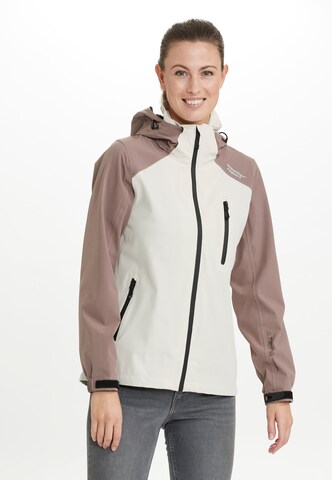 Weather Report Outdoor Jacket 'Camelia W-Pro' in Brown: front