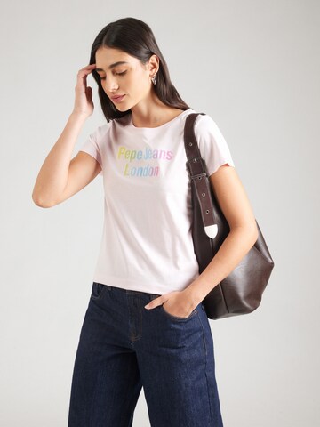 Pepe Jeans T-Shits 'CARLA' in Pink: Vorderseite