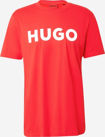 HUGO Футболка 'Dulivio' в Красный: спереди