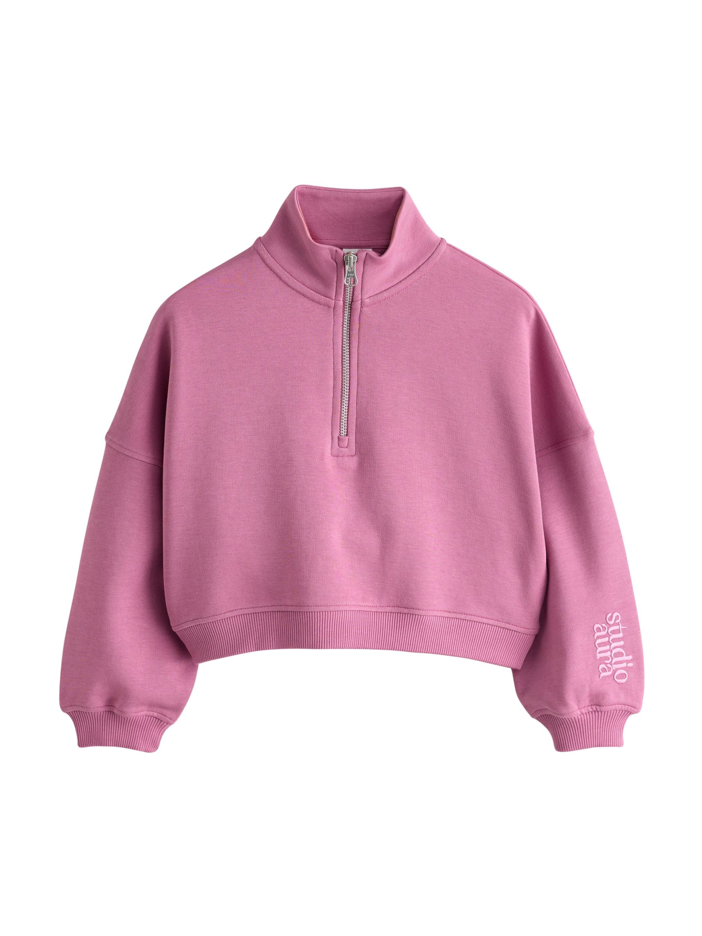Sweat-shirt Next en rose : devant