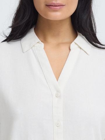 Chemisier ' OXNInna ' Oxmo en blanc