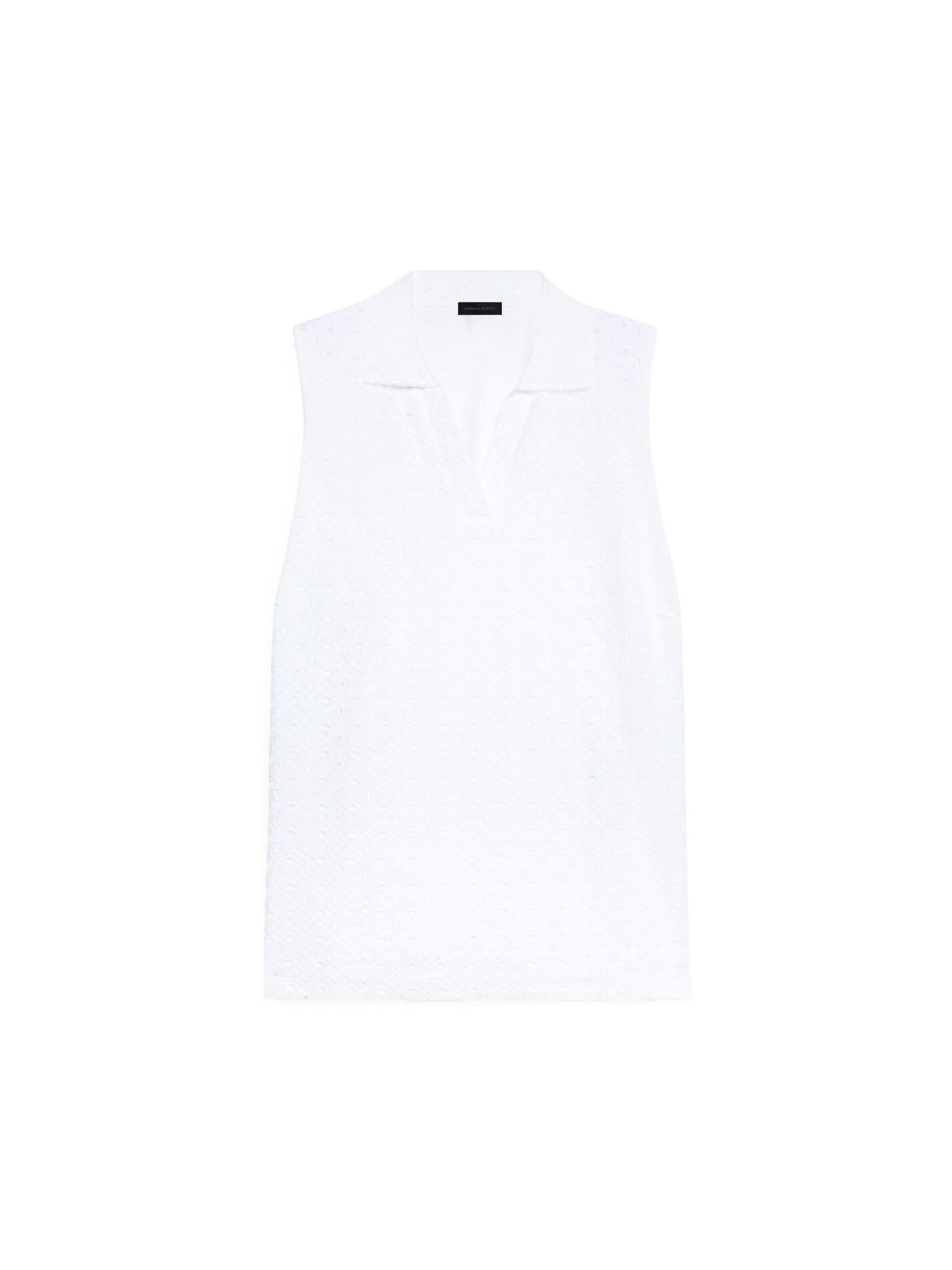 Fiorella Rubino - Camiseta en blanco: frente