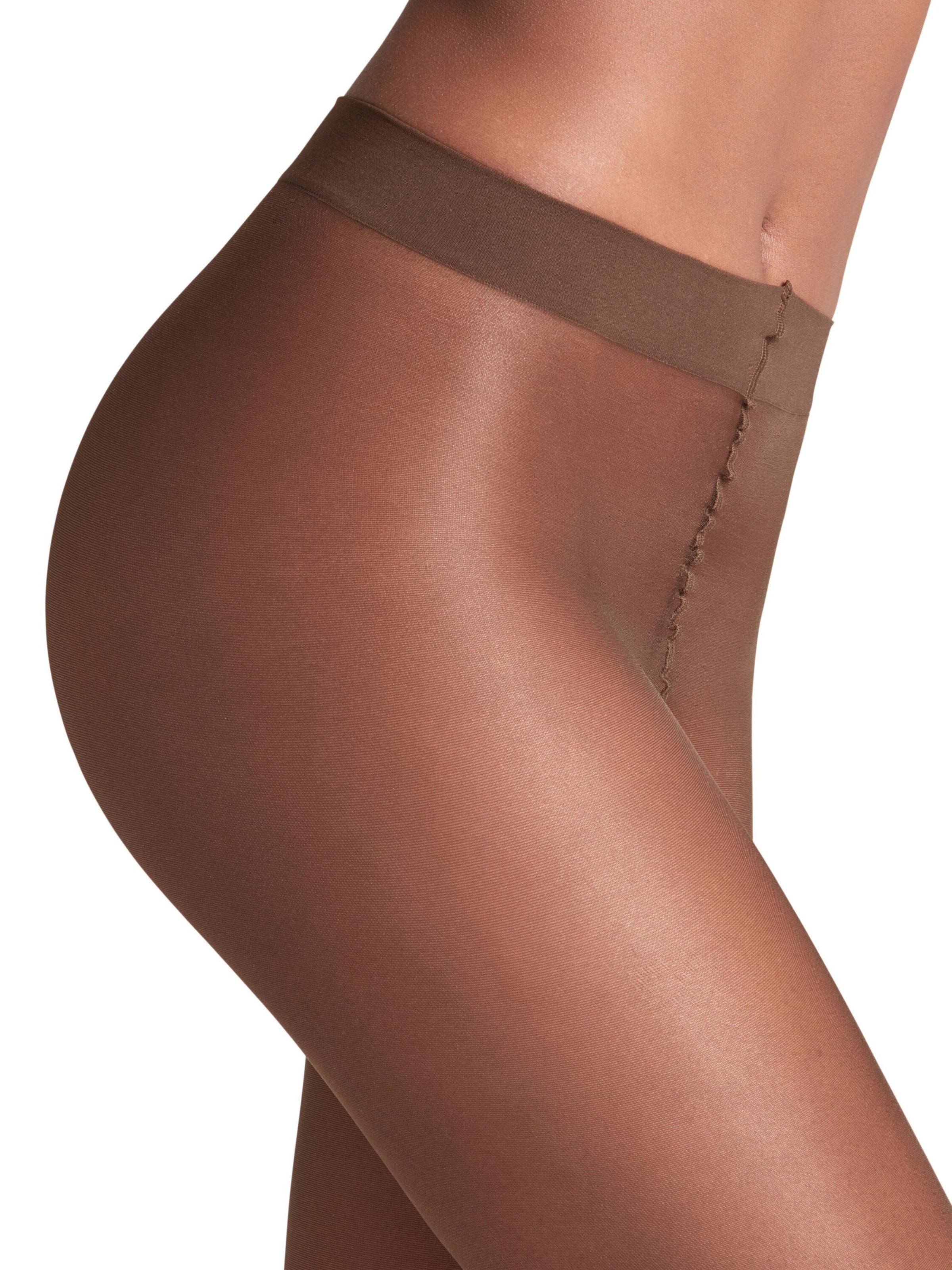 FALKE Tights 'Pure Matt' in Brown