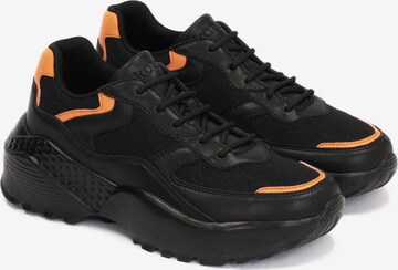 Kazar Platform trainers in Black