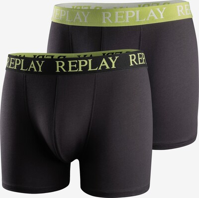 REPLAY Boxer shorts in Green / mottled black, Item view