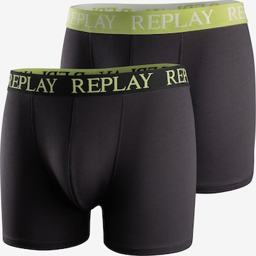 REPLAY Boxer shorts in Black: front