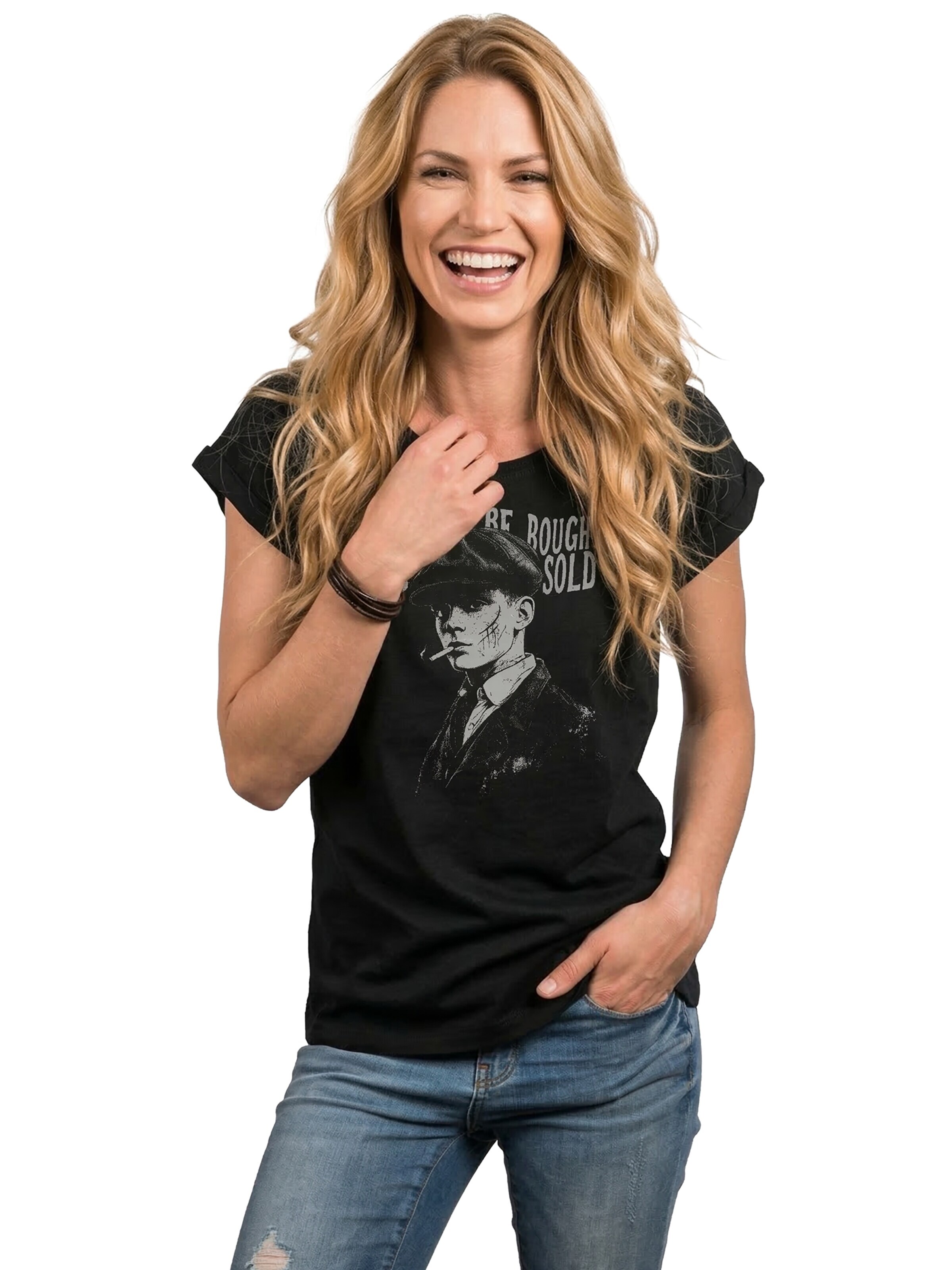 MAKAYA Shirt 'Never Be Bought' in Black