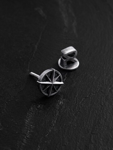 REYTEL - Pendientes 'COMPASS' en plata