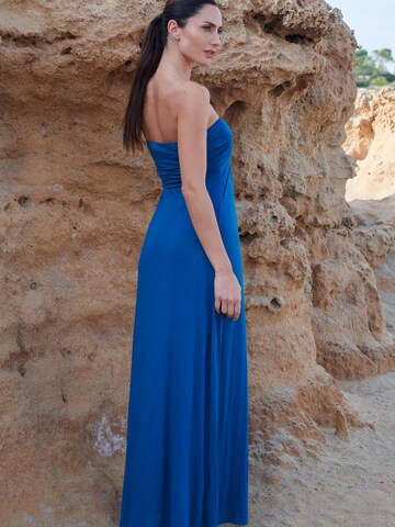 Chic by Lirette Dress 'Strapless dress Natural' in Blue