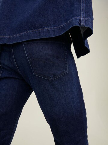 Coupe slim Jean 'Glenn' JACK & JONES en bleu