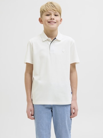 Jack & Jones Junior Shirt in Wit: voorkant