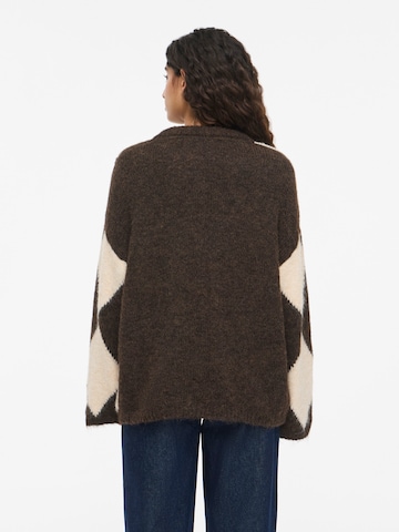 Pull-over oversize 'NMSUTTON' Noisy may en marron