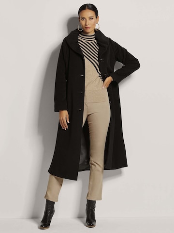 Manteau mi-saison MADELEINE en noir