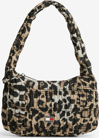 Tommy Jeans Schultertasche in Braun: Vorderseite
