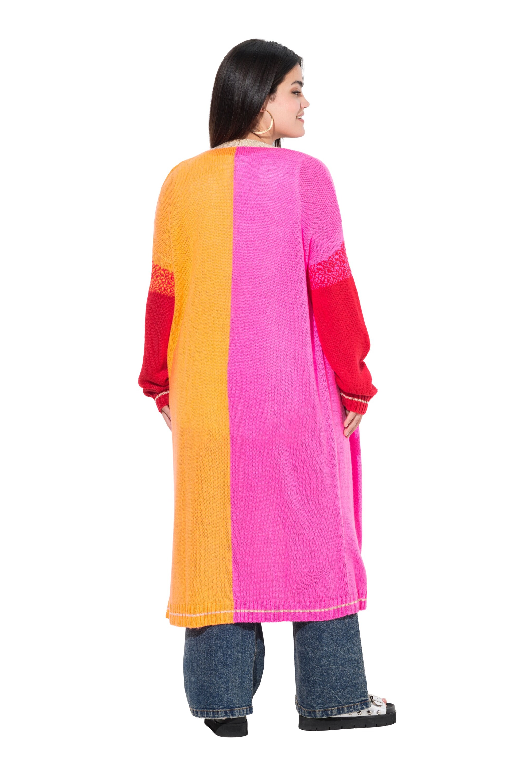 Angel of Style Gebreid vest in Oranje