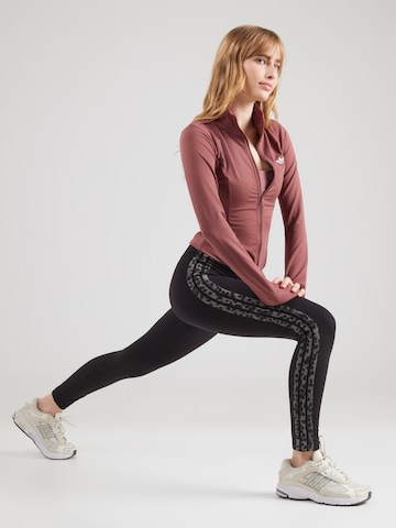 ADIDAS SPORTSWEAR Skinny Παντελόνι φόρμας σε μαύρο