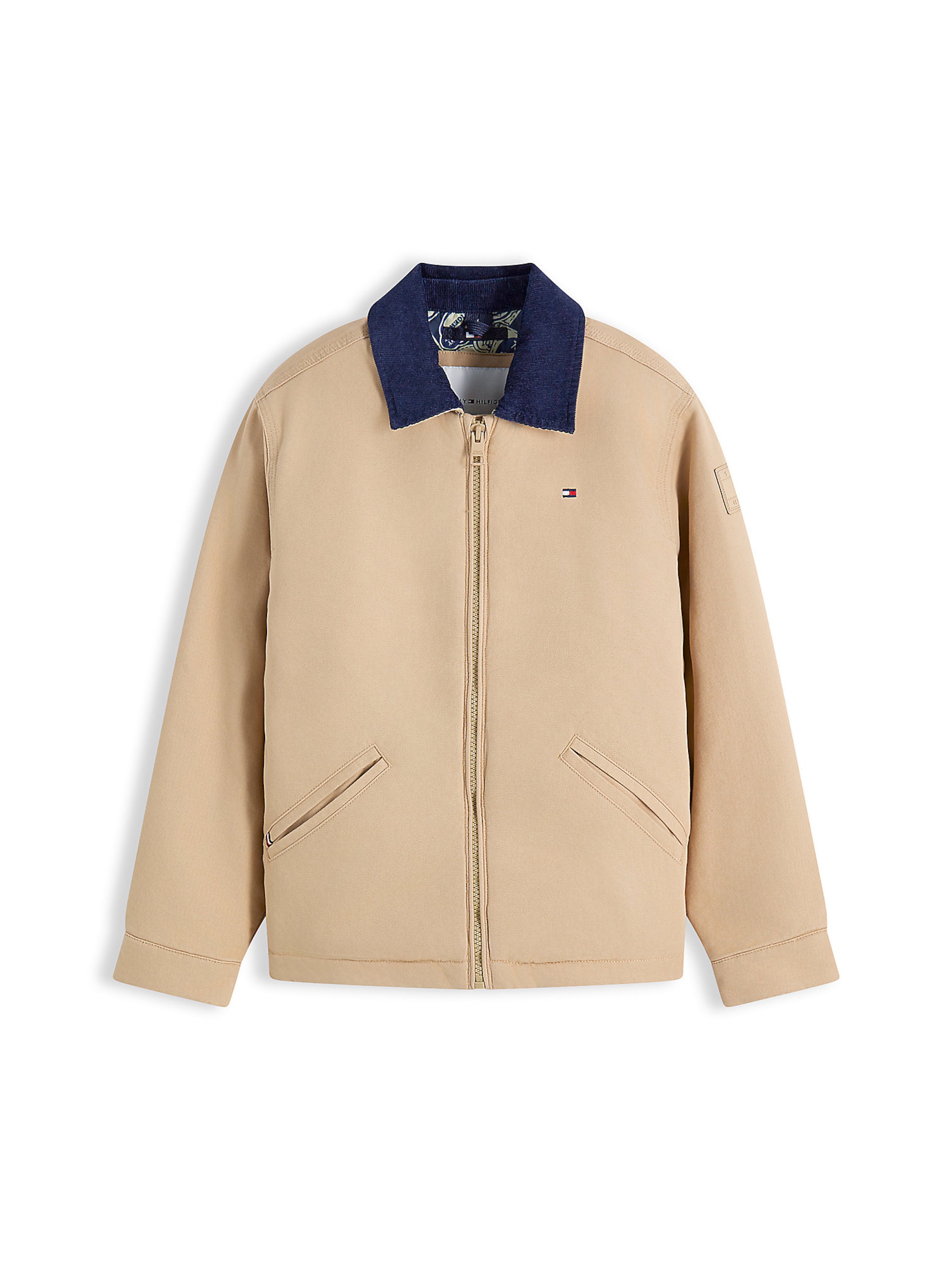 Veste mi-saison TOMMY HILFIGER en beige : devant