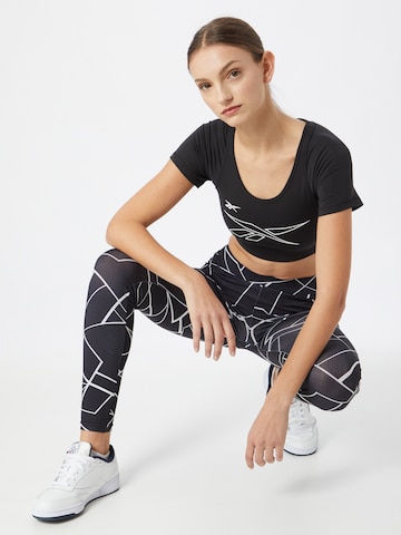 Loosefit Tricou funcțional de la Reebok pe negru