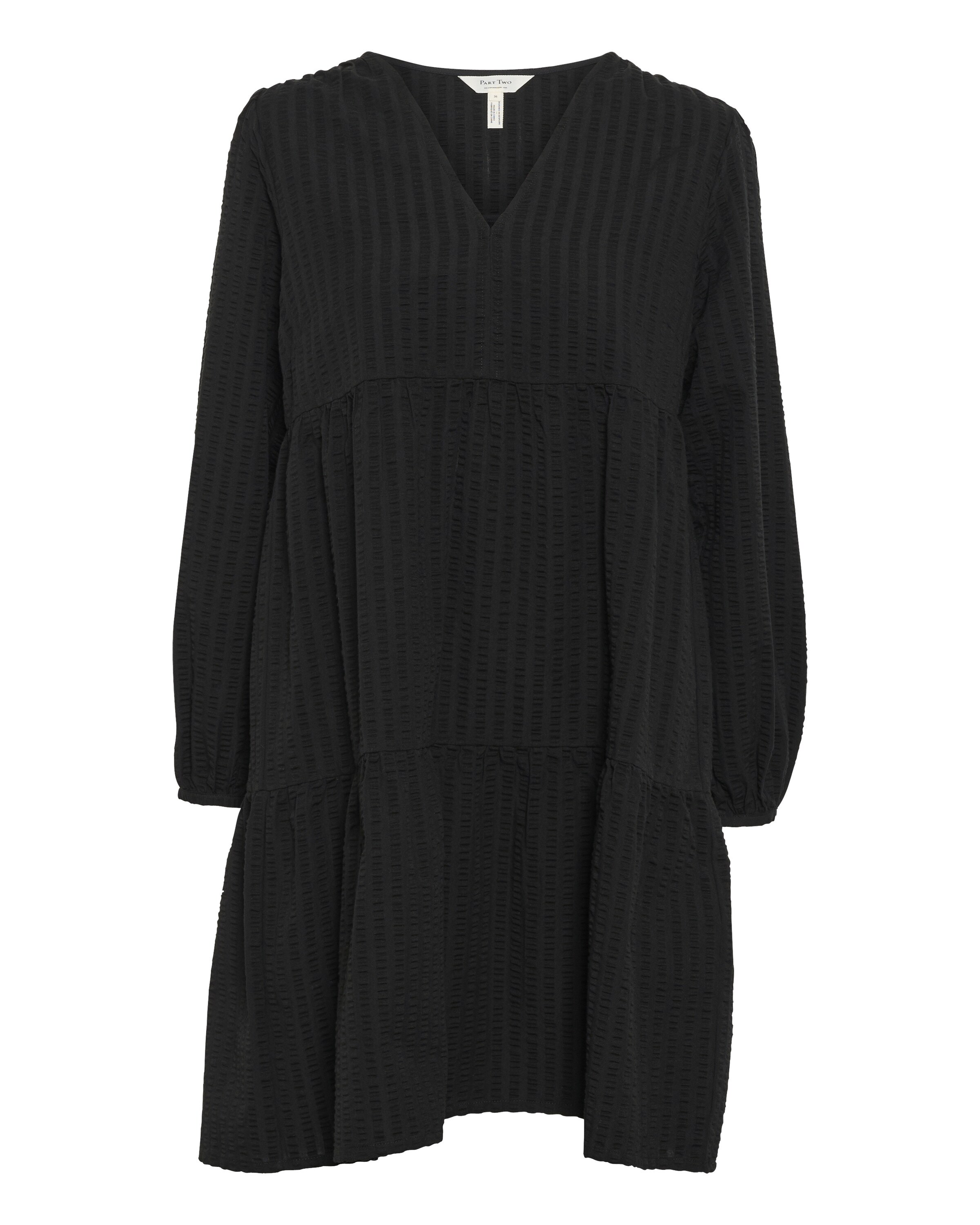 Part Two Jurk in Zwart: voorkant