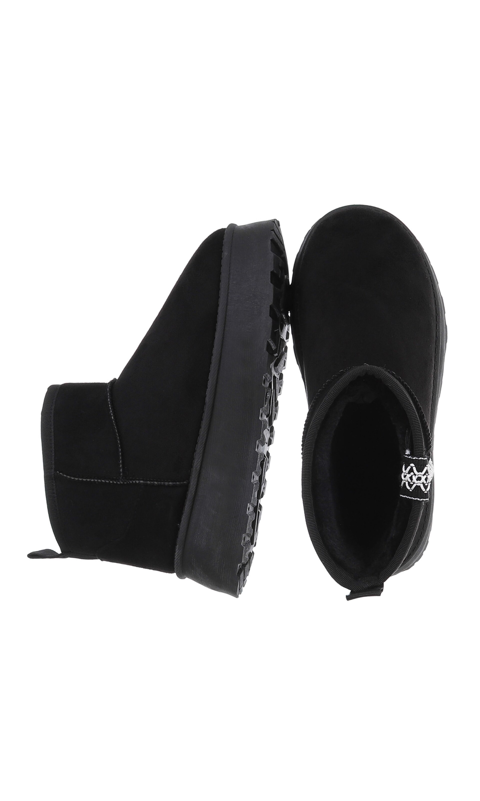 Ital-Design Boots in Schwarz
