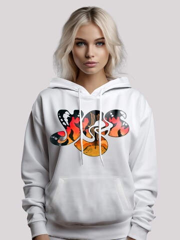 Sweat-shirt 'YES Ra' F4NT4STIC en blanc : devant