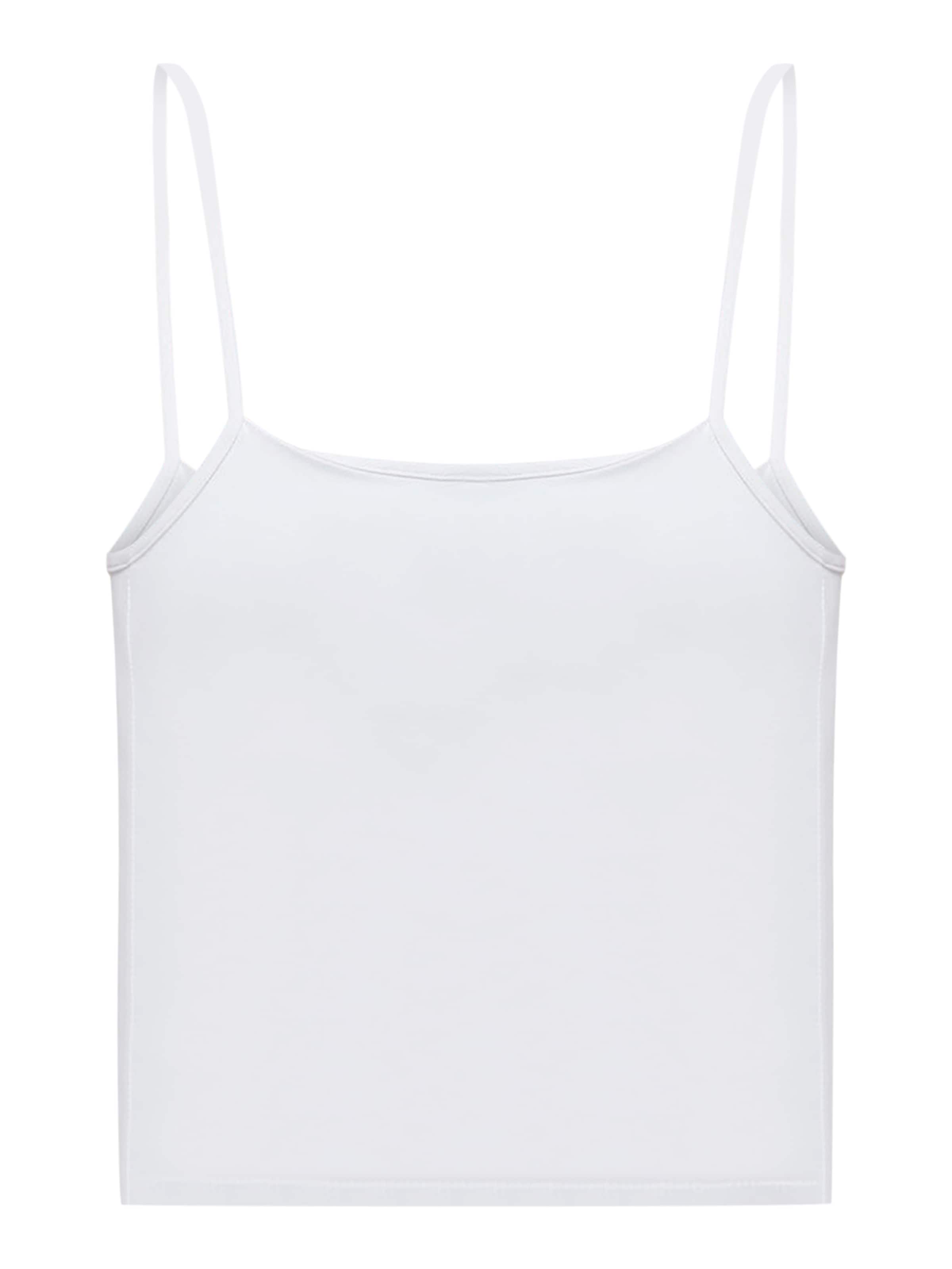 No Matter What Top in Weiß: Vorderseite