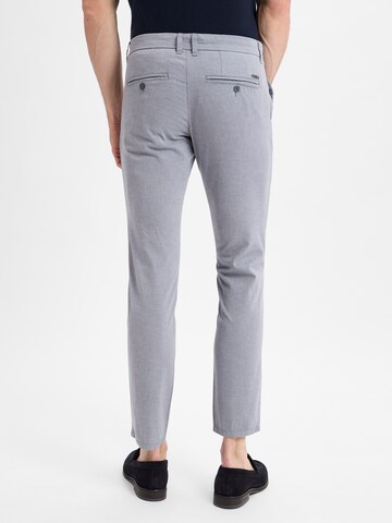 Finshley & Harding Slimfit Hose 'Dylan' in Blau