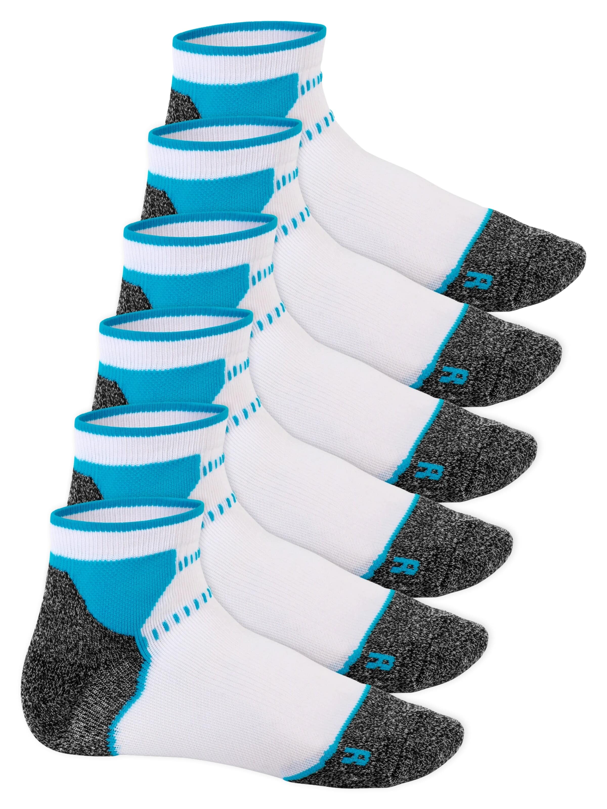 footstar Athletic Socks 'Performance' in Blue: front