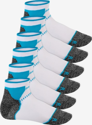 footstar Sportsocken 'Performance' in Blau: Vorderseite