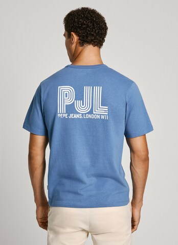 Pepe Jeans Shirt 'Aaron' in Blauw: voorkant