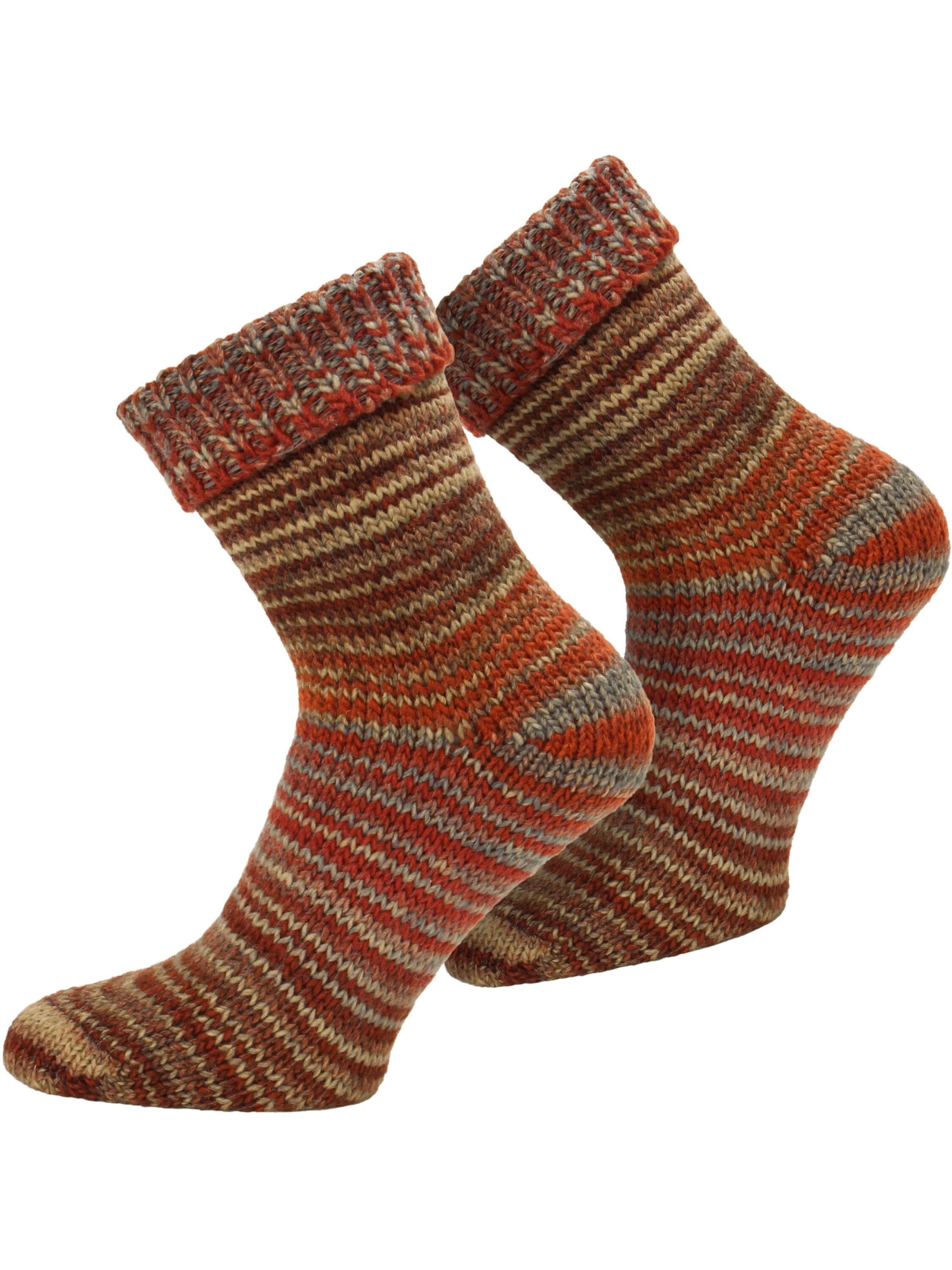 normani Socken in Orange: Vorderseite