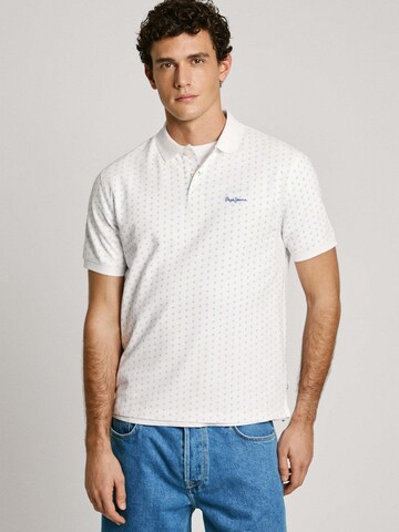 Pepe Jeans Poloshirt 'Basil' in Weiß: Vorderseite