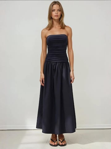 Hiccup - Vestido de festa em azul: frente