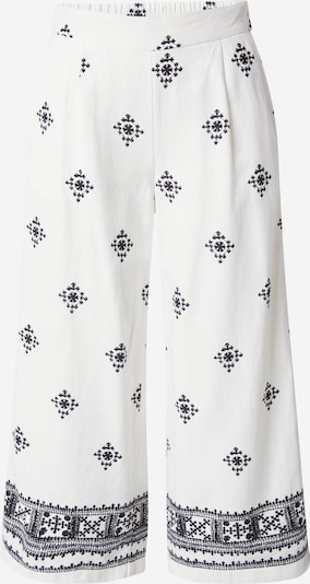 ONLY Παντελόνι πλισέ 'CARISA' σε μαύρο / λευκό, Άποψη προϊόντος