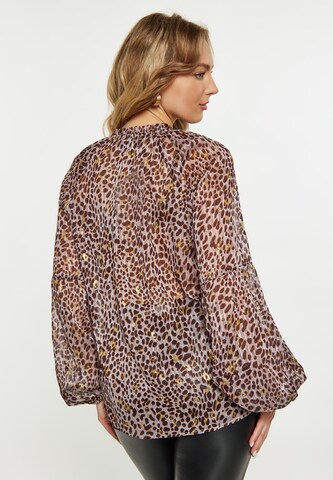 faina Blouse in Bruin