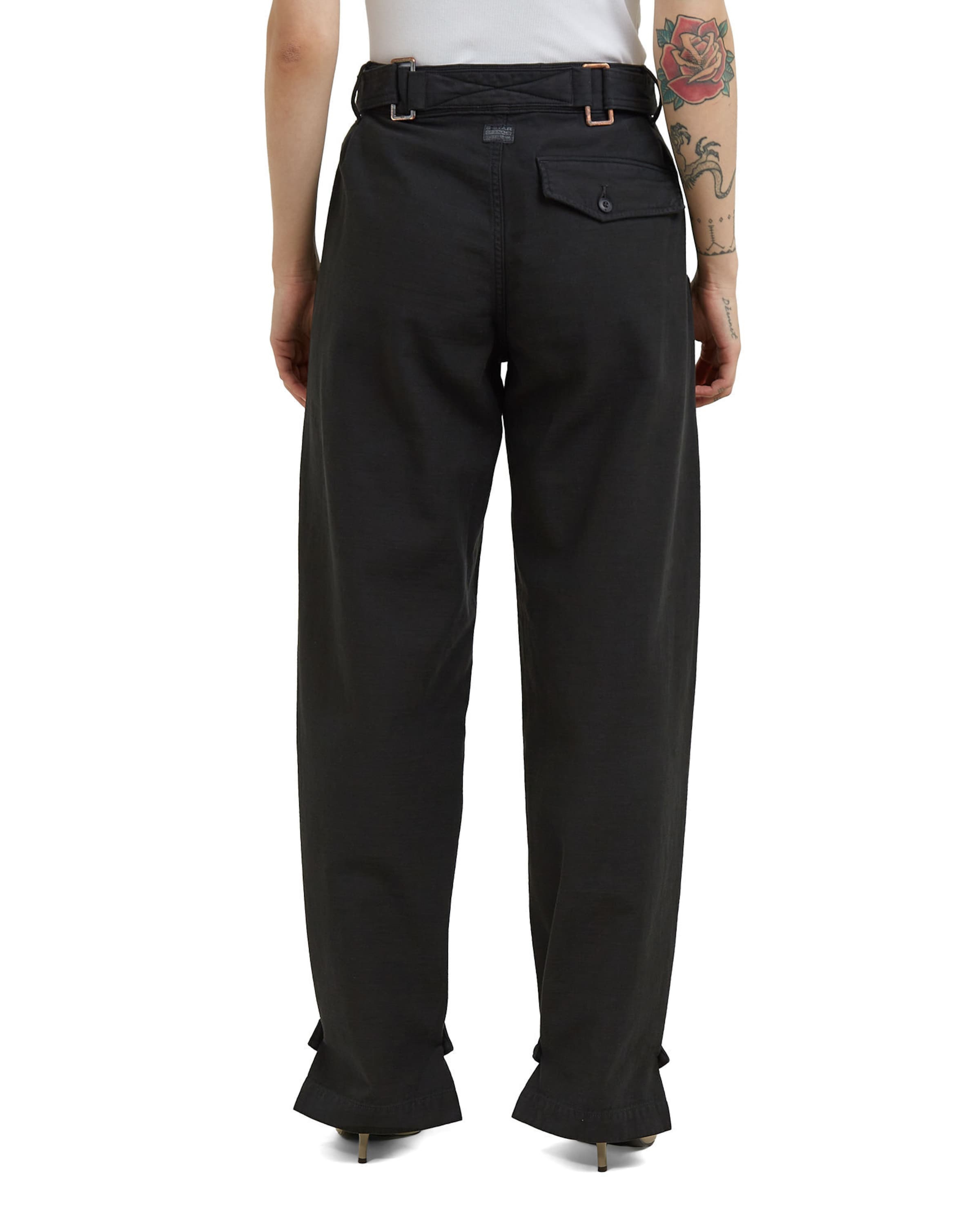 G-STAR Loose fit Cargo jeans ' ' in Black: front