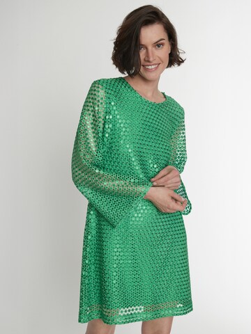 Ana Alcazar Kleid 'Paca' in Grün: Vorderseite