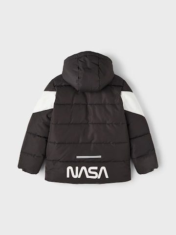 NAME IT Winterjas 'Nasa' in Zwart