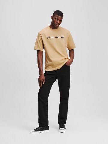 T-Shirt Karl Lagerfeld en beige