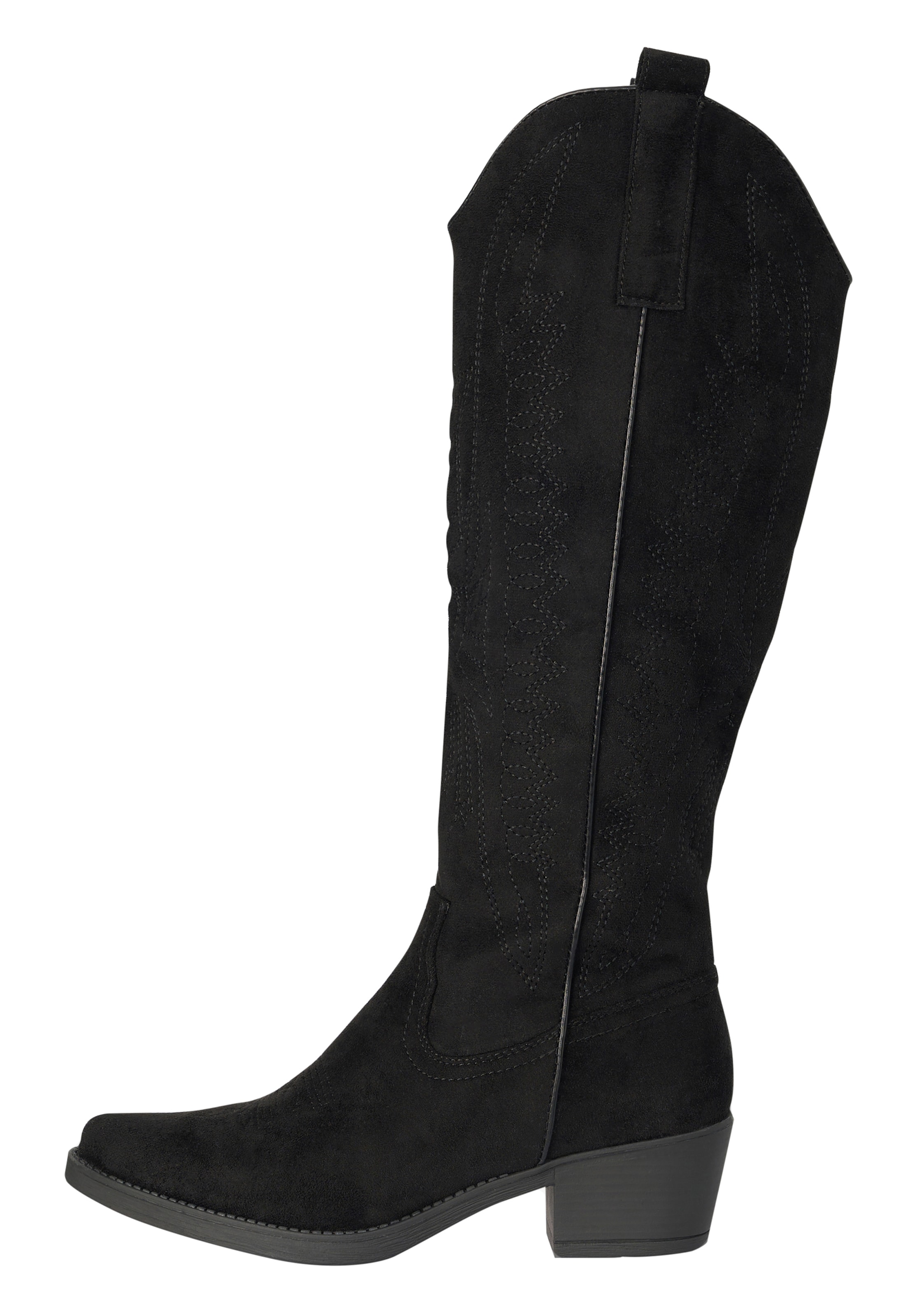 Salinyang Comwboystøvler i sort