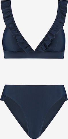 The Sunshine Brand Trojuholníky Bikiny - Modrá: predná strana