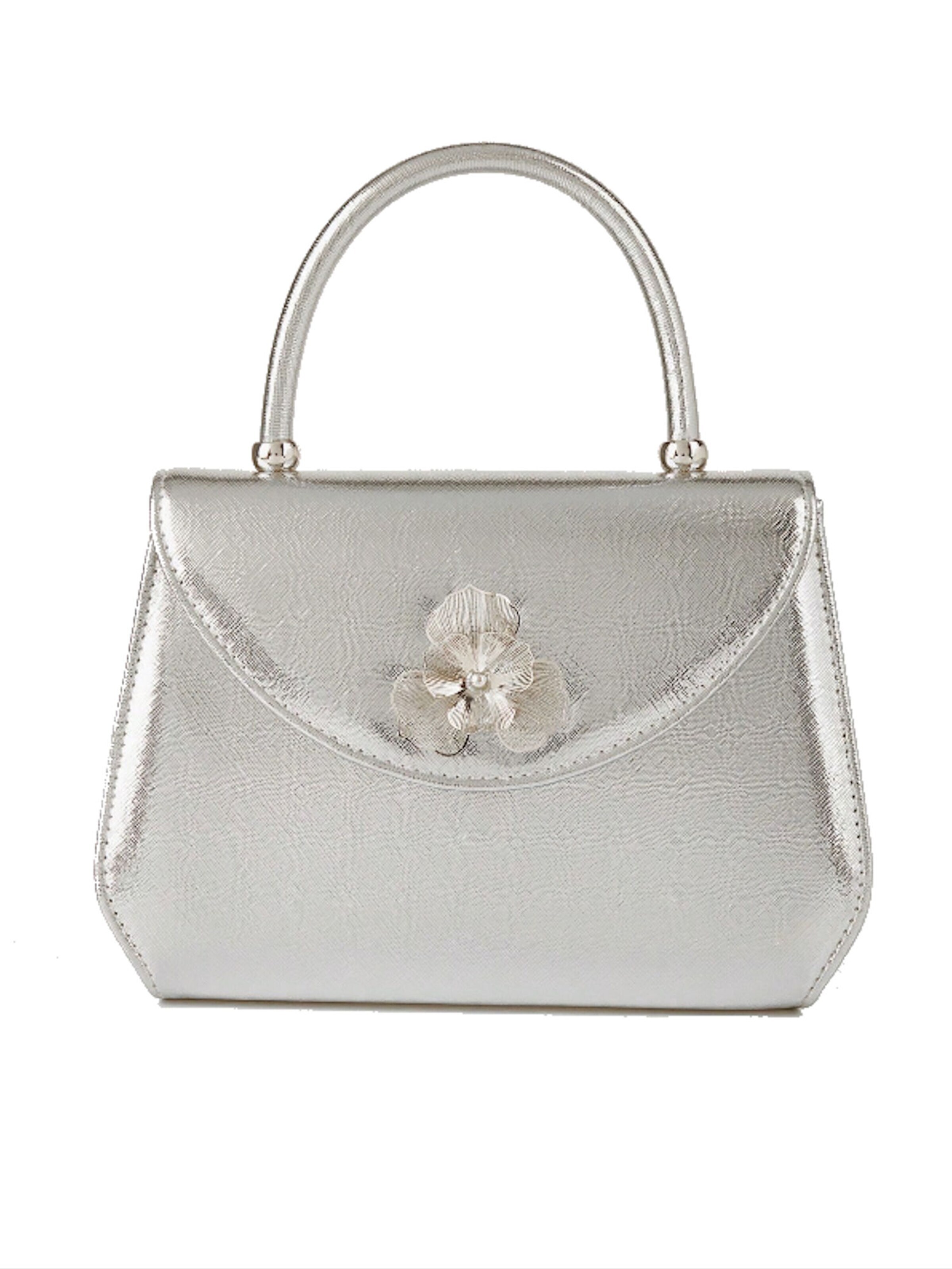 Tomshop24-7 Handbag 'Katharina' in Silver: front