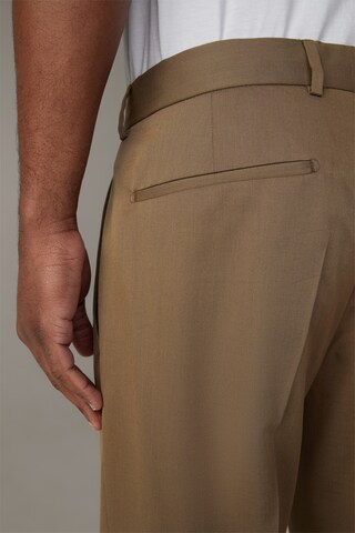 Loosefit Pantalon à plis ' Luc ' STRELLSON en beige