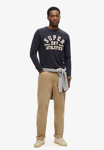 Superdry & Co - Camisa 'Athletic' em azul