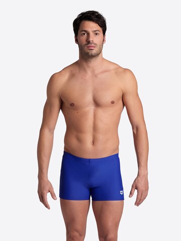 ARENA Athletic Swim Trunks 'ICONS' in Blue: front