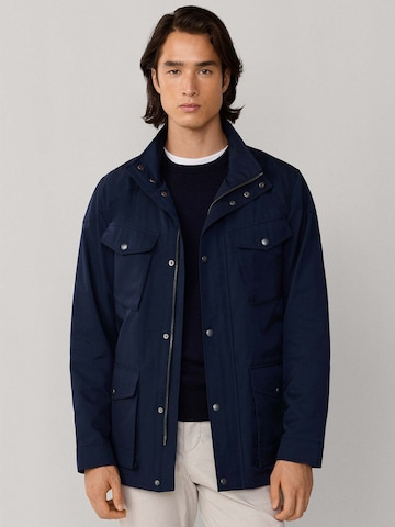 Veste mi-saison Hackett London en bleu : devant