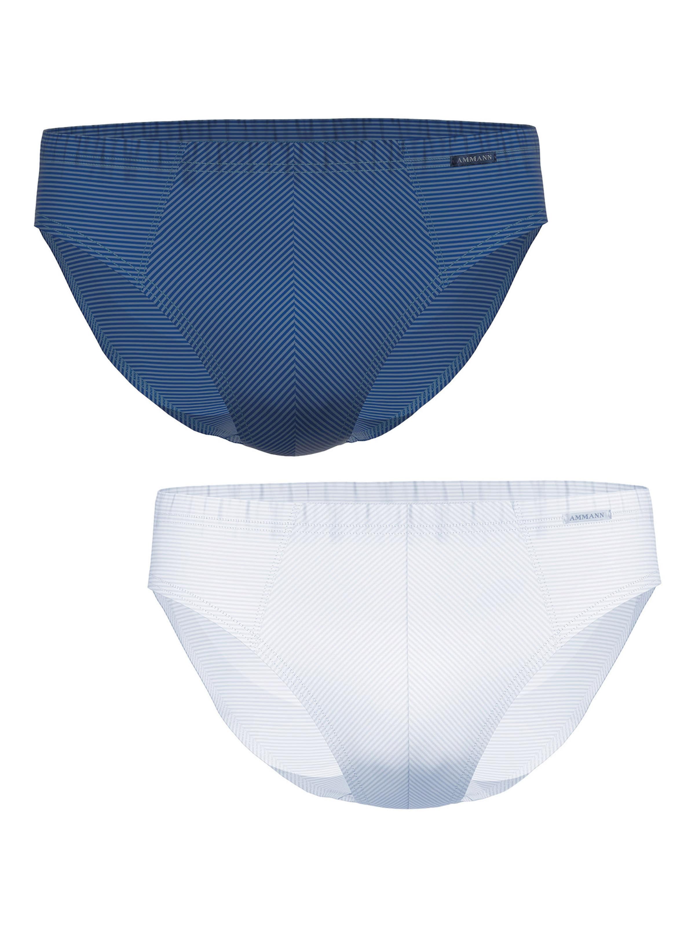 Slip ' Cotton & More ' Ammann en bleu : devant