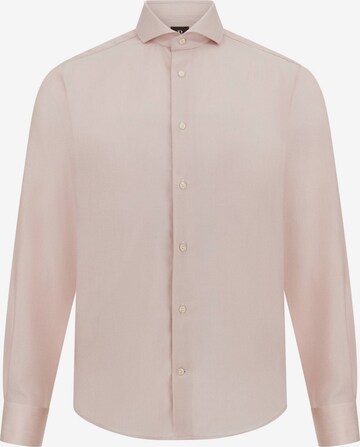 Boggi Milano Button Up Shirt in Pink: front