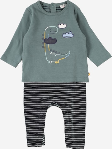 SALT AND PEPPER Dungarees 'Dino' in Green: front